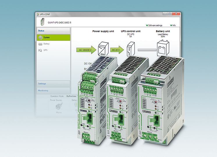 Ny version af softwaren UPS-CONF UPS 