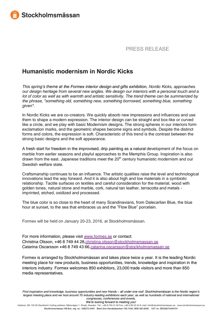 Humanistic modernism in Nordic Kicks