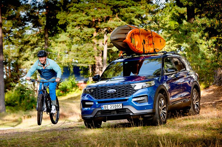 Ford Explorer ladbar hybrid Hove 2020 komoot