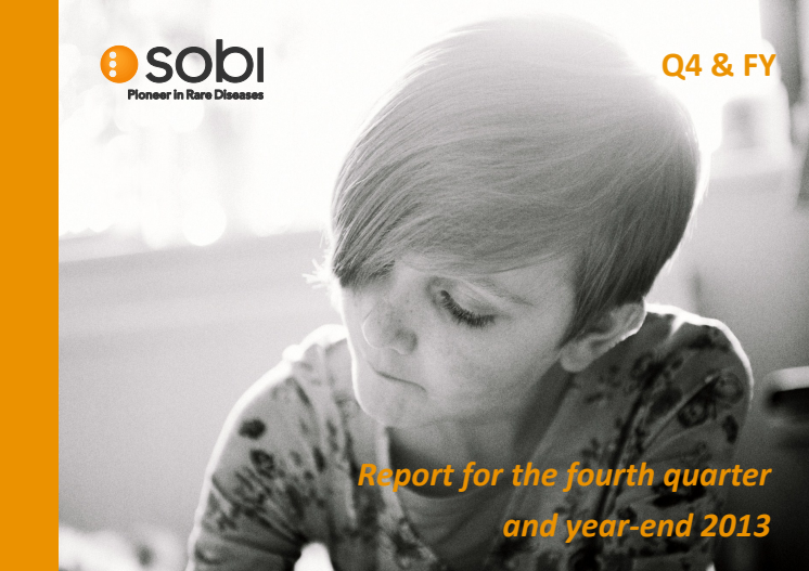 Sobi Q4 and Full Year Report 2013