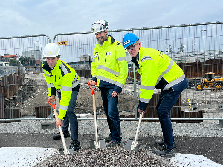 Spadtag för kvarteret Hangö
