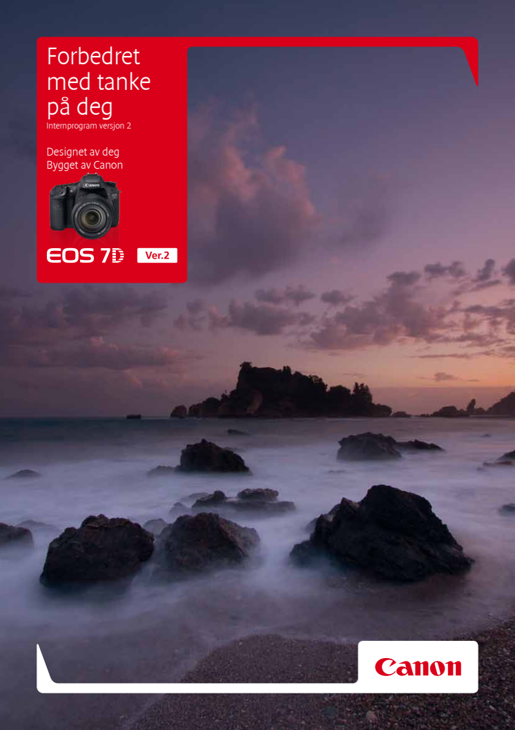 EOS 7D Firmware versjon 2 brosjyre