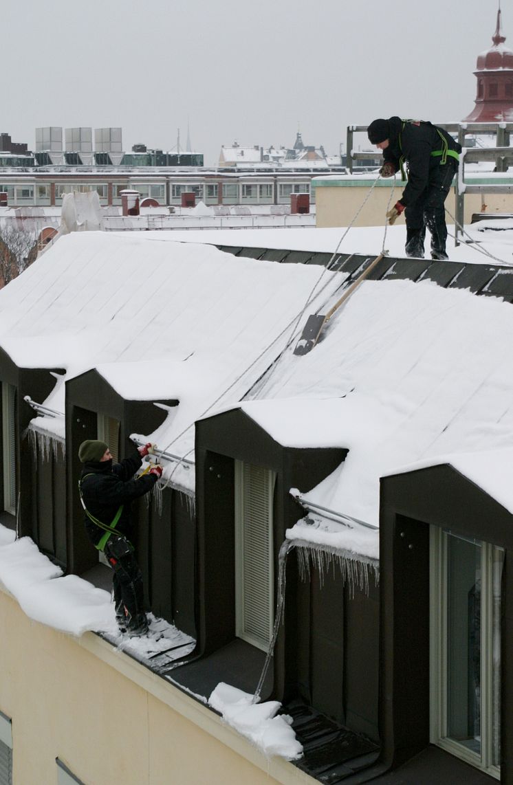 Snöskottning på hög nivå