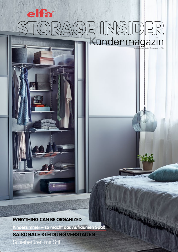 Elfa Kundenmagazin STORAGE INSIDER