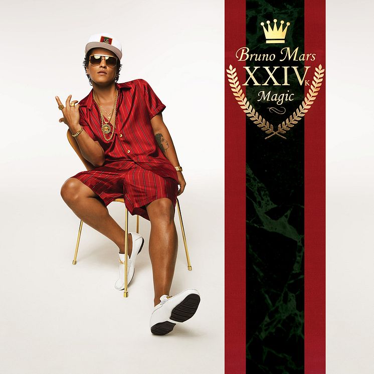 Bruno Mars 24k Magic coverart