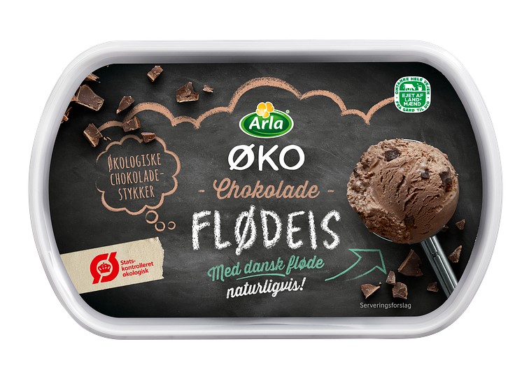 Arla Øko Flødeis Chokolade