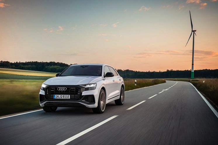 Audi Q8 60 TFSI e quattro (Gletsjerhvid)