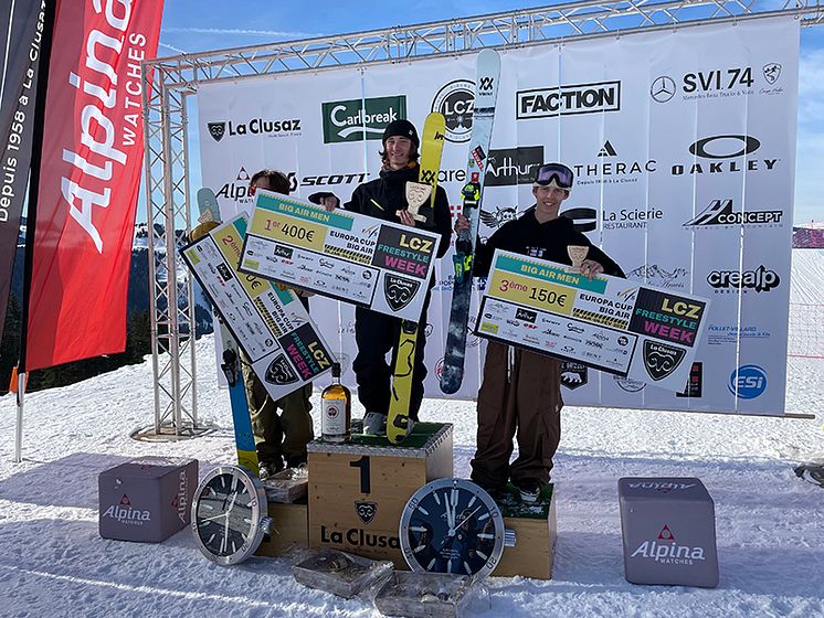 230203 LaClusaz PODIUM axel burmansson SSF