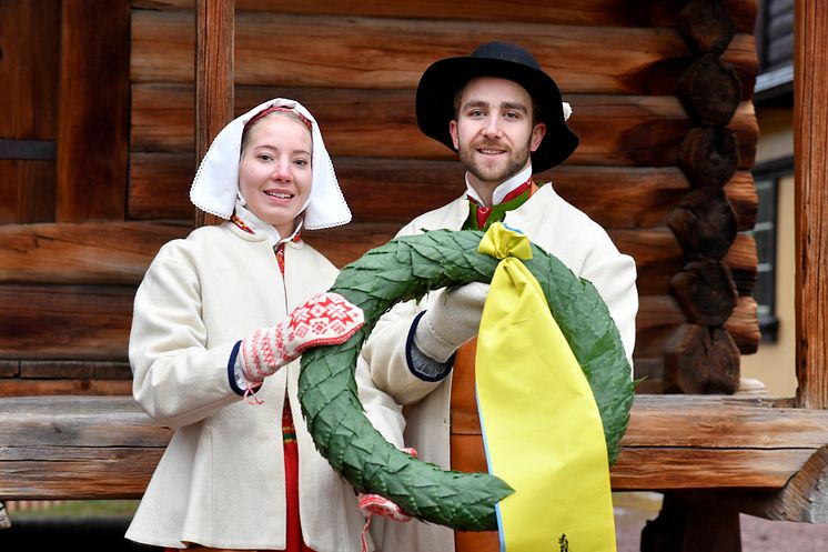 Emma Höglund och Victor Sticko är Vasaloppets kranskulla och kransmas 2019