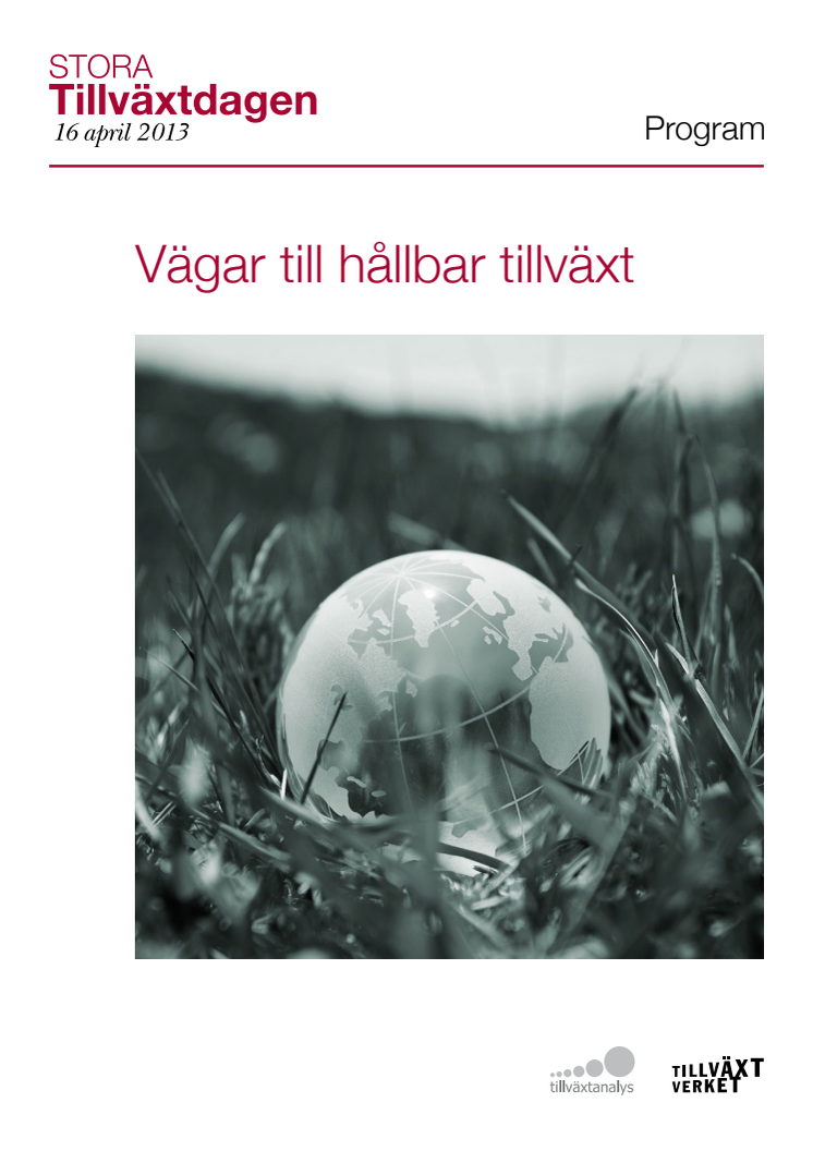 Program Stora Tillväxtdagen