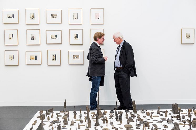 Gunnar B. Kvaran and Hans Rasmus Astrup in conversation at Frieze London 2018 