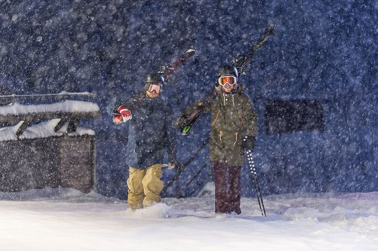 Snöfall januari 2016