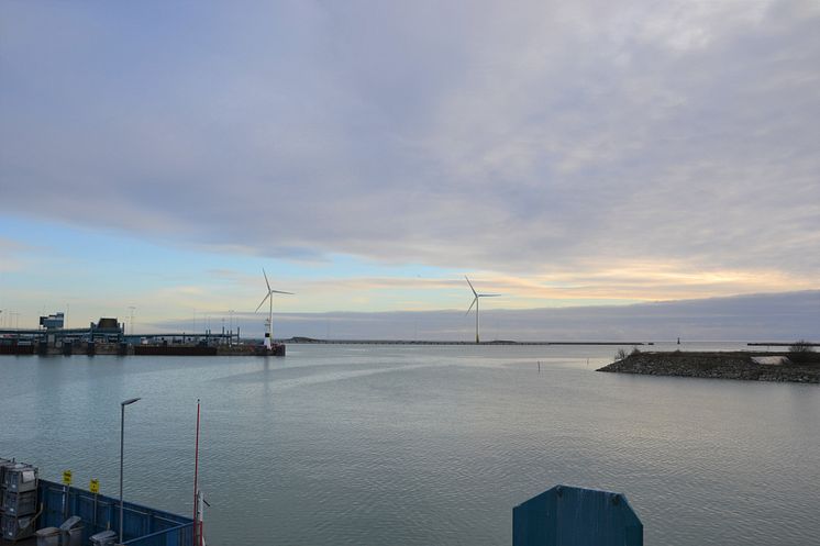 Två nya vindkraftverk ska byggas i Trelleborgs Hamn