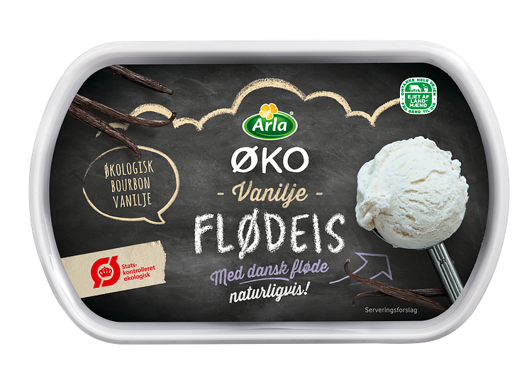 Arla Øko Flødeis Vanilje