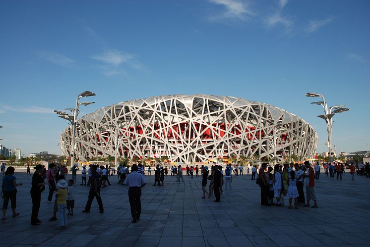 2008 Beijing Olympic Stadium ARUP Foto: Pressbild
