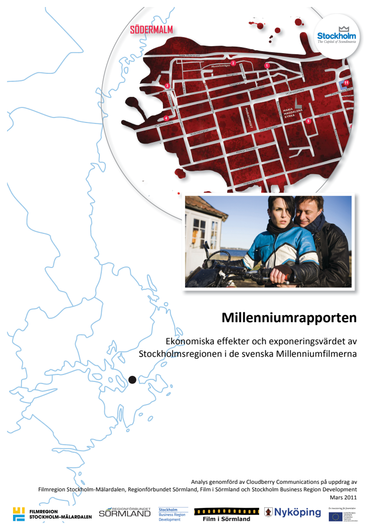 Millennium-rapporten: Ekonomiska effekter och exponeringsvärdet av Stockholmsregionen i de svenska Millennium-filmerna