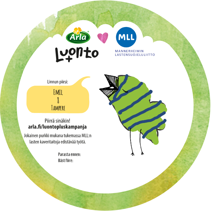 Arla Luonto+ lintukaveri Emil 8 Tampere