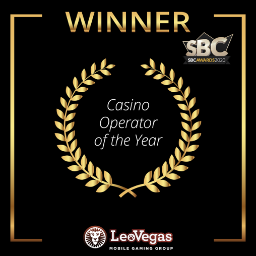 LeoVegas - Casino Operator of the Year