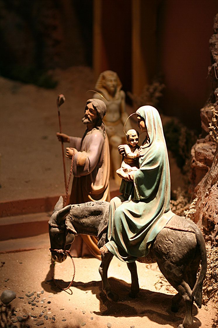Typical nativity scene