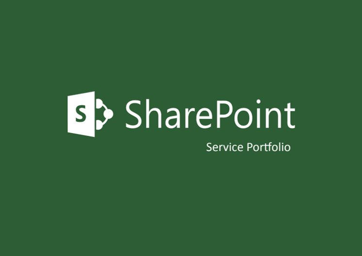SharePoint Service Portfolio
