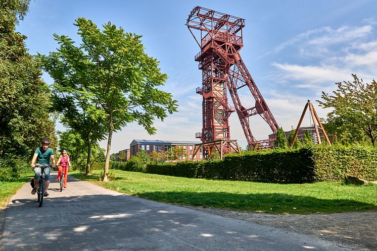 Fördergerüst am Phänomania Erfahrungsfeld, Essen