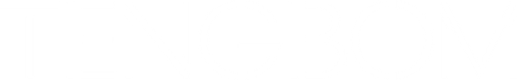 Tengbom namnmärke vit/transparent logotyp
