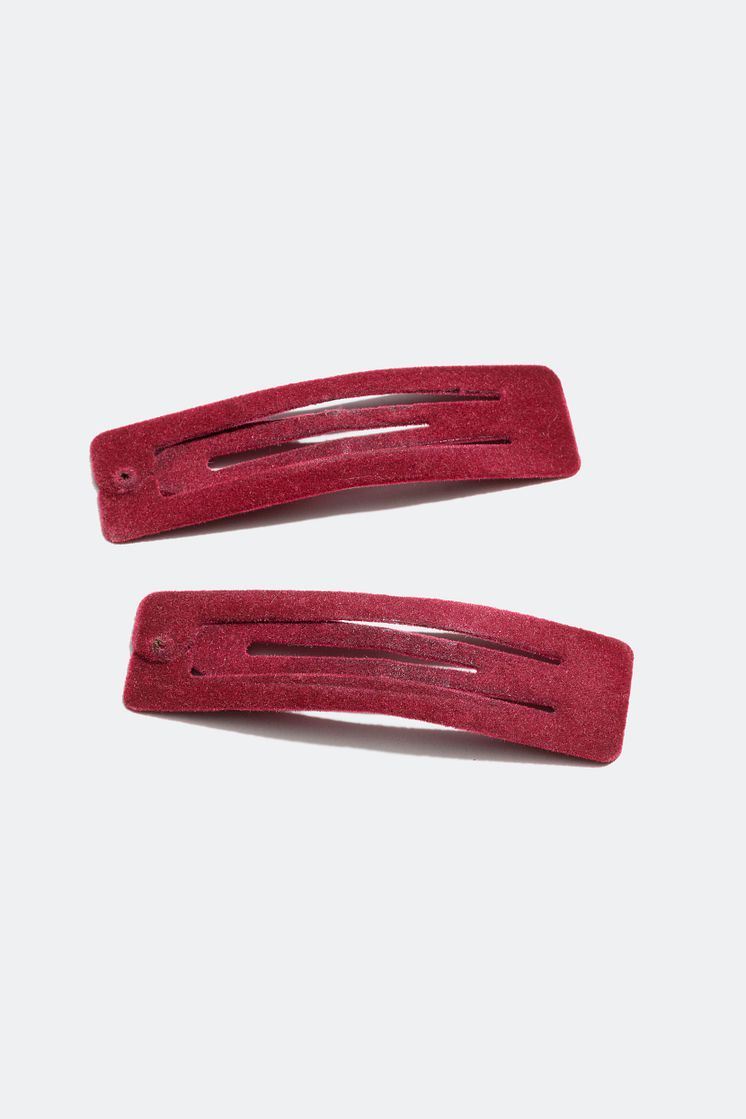 Velvet Hair Clips (2-pack)