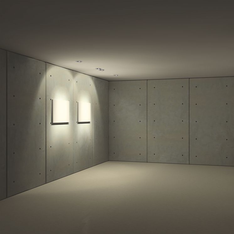 Wila Nero Accent LED ljusfördelning på vägg
