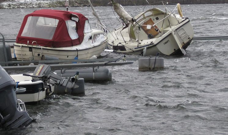 Mange båtskader i 2022_Foto Gjensidige