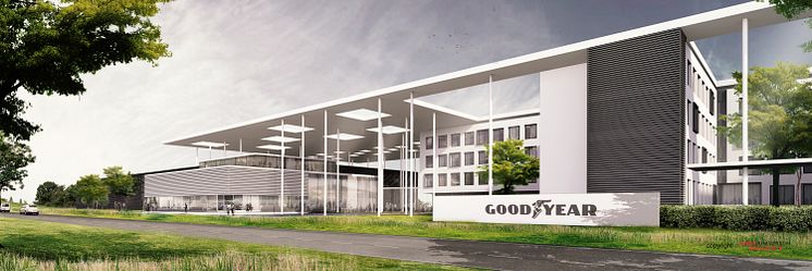 Architect rendering 1_New Goodyear Complex at Luxembourg Automotive Campus