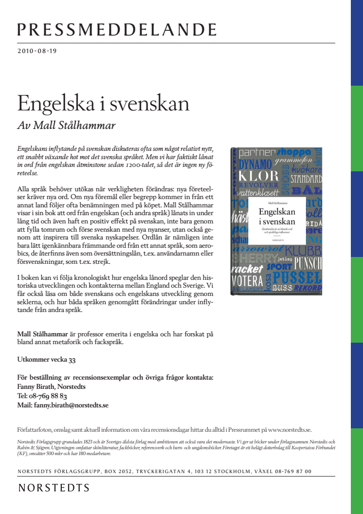 Engelska i svenskan