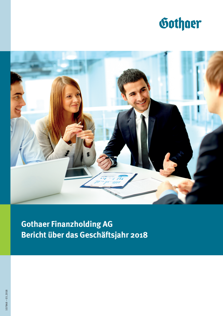 Gothaer Finanzholding AG: Bericht über das Geschäftsjahr 2018