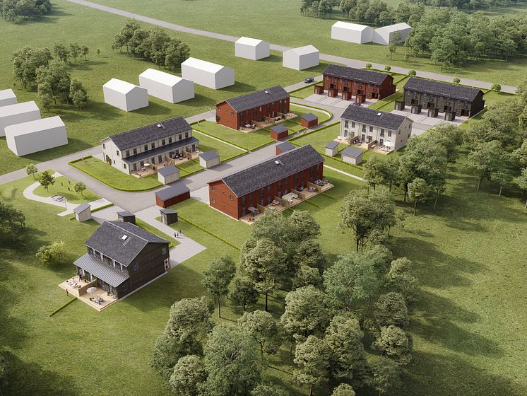 Brf Karusellen - 3D-översiktsbild