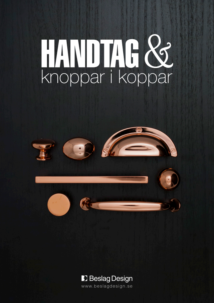 Handtag & Knoppar i mässing och koppar