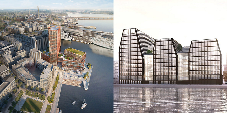 Bildkollage Södra Värtahamnen