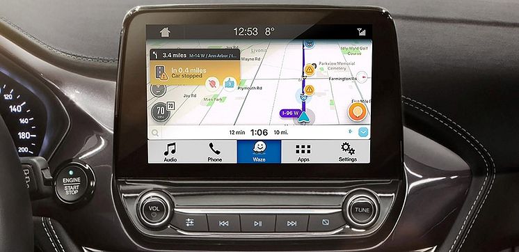 Ford i samarbejde med trafik- og navigationsappen Waze
