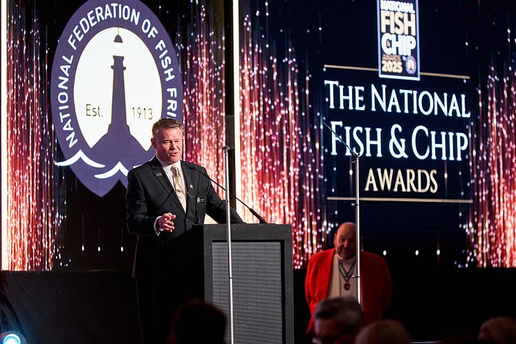 Andrew Crook, president of the National Federation of Fish Friers