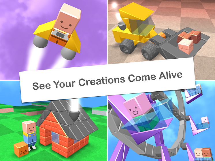 See your creations come alive with Blocksworld