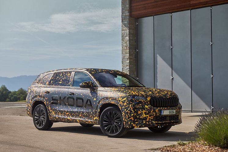 Ny Škoda Kodiaq i camouflage