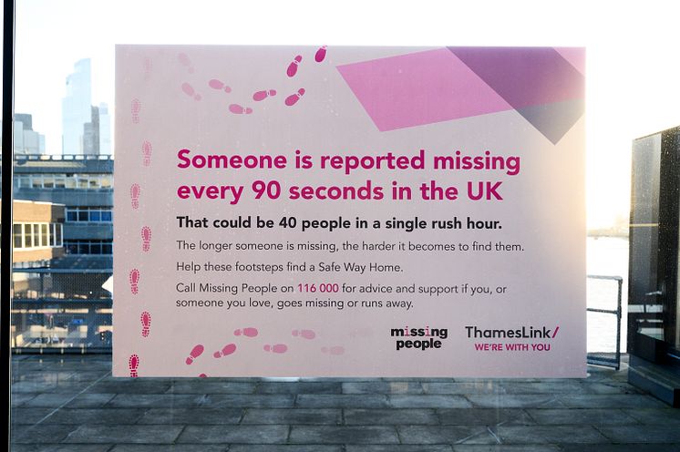 Passengers can find out more with a poster on display