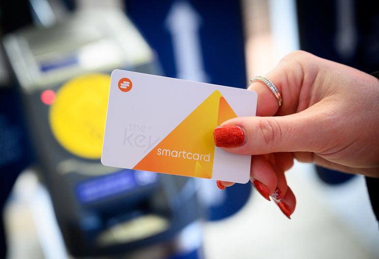 The Key smartcard - now available for free at all ticket offices