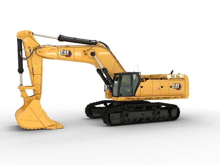 Cat 395 grävmaskin - frilagd, studio.jpg