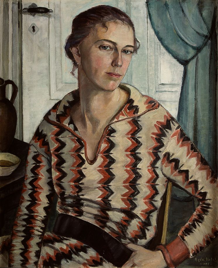 Agda Holst, Självporträtt, 1925. 