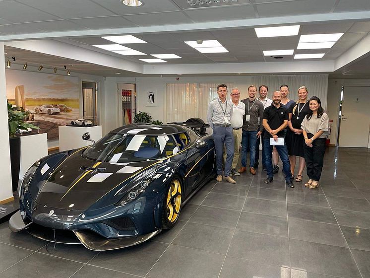 Proton Engineering besök Koenigsegg