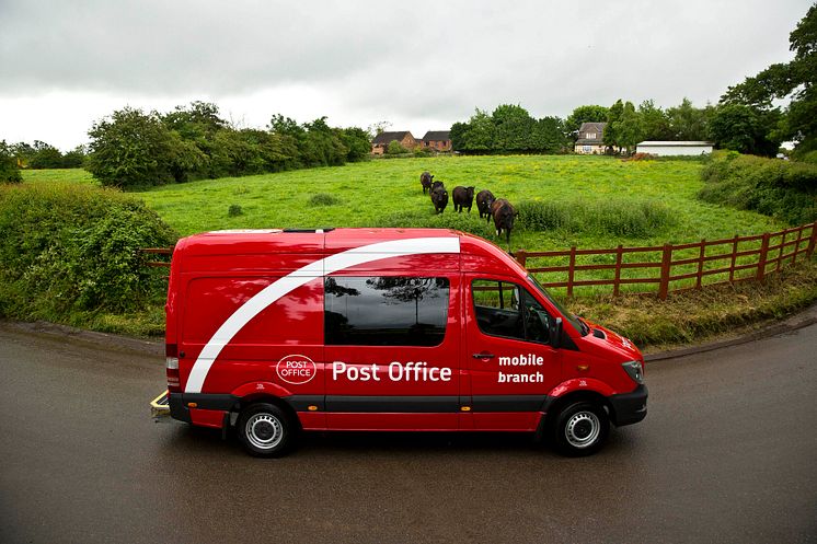 Post Office Corporate van