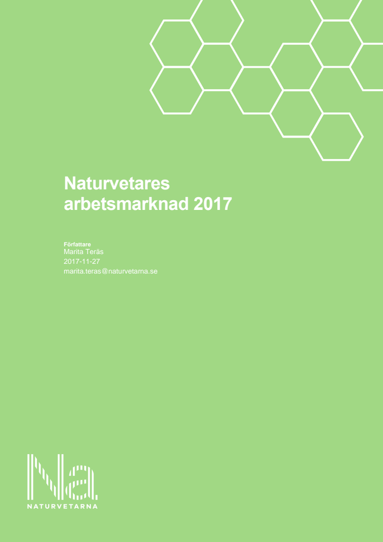 Naturvetares arbetsmarknad 2017