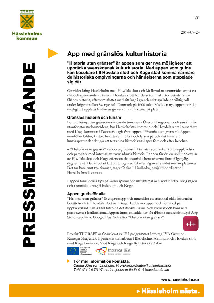 App med gränslös kulturhistoria