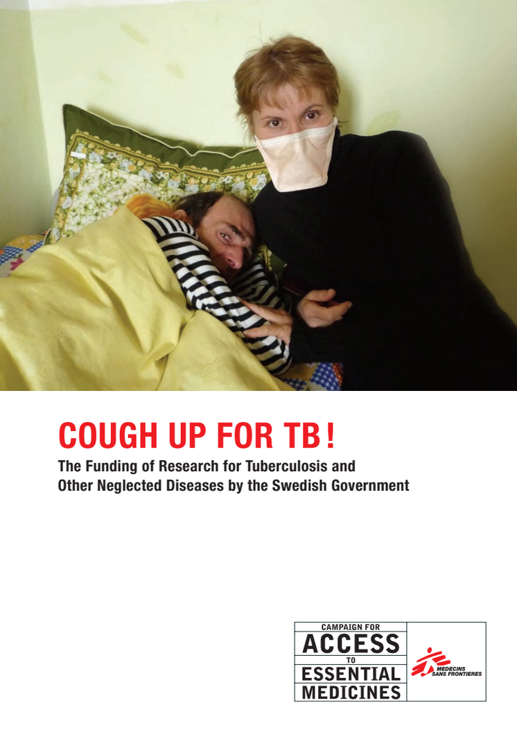 Läkare Utan Gränsers tuberkulos-rapporten "Cough up for tb!"