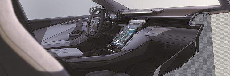 2023_FORD_NewElectricExplorer_SketchesInterior_3