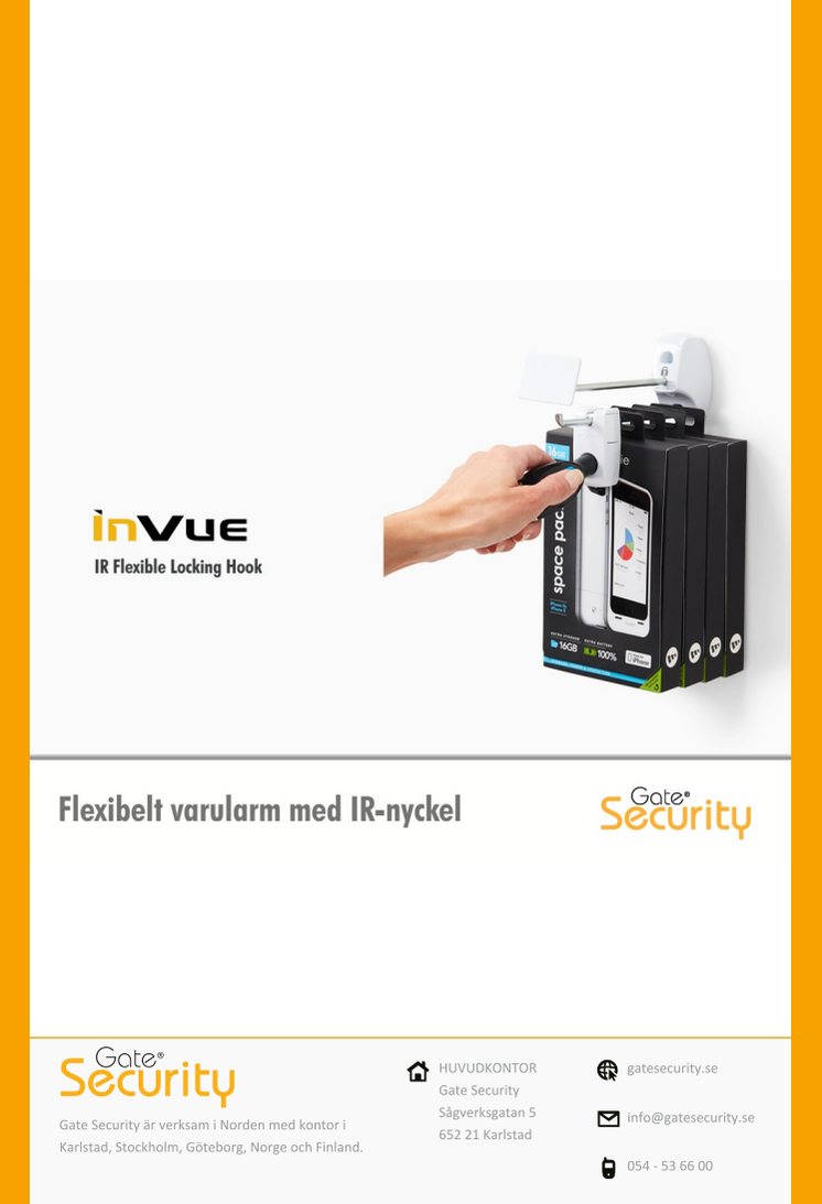 PDF: Flexibelt varularm med IR-nyckel